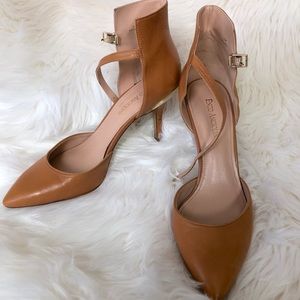 Enzo Angiolini Camel Point Toe Heel Size 9.5